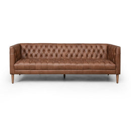 Williams Sofa-90"-Natural Washed Chocolate by Four Hands