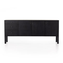 Isador Sideboard - Black Wash Poplar by Four Hands