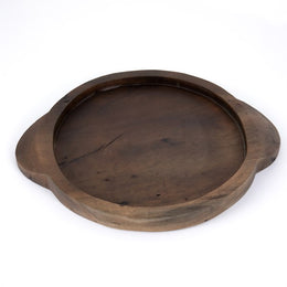 Tadeo Round Tray-Ochre