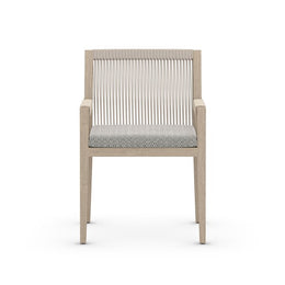 Sherwood Dining Armchair-Brown/Faye Ash