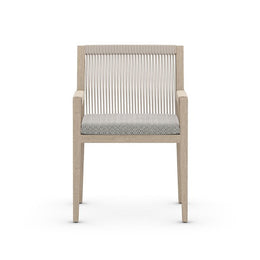 Sherwood Dining Armchair-Brown/Faye Ash by Four Hands