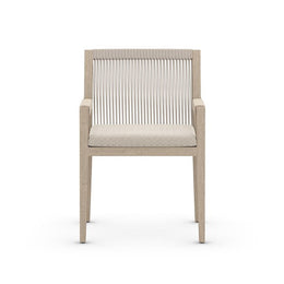 Sherwood Dining Armchair-Brown/Faye Sand by Four Hands