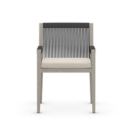 Sherwood Dining Armchair-Grey/Faye Sand by Four Hands