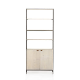 Trey Modular Wide Bookcase - Dove Poplar by Four Hands