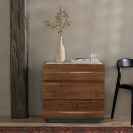 Holland 3 Drawer Dresser-Dark Smoked Oak by Four Hands