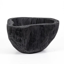 Live Edge Bowl-Carbonized Black