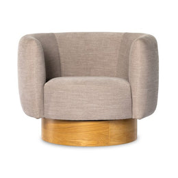 Calista Swivel Chair-Atlantis Taupe by Four Hands