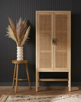 Caprice Narrow Cabinet - Natural Mango