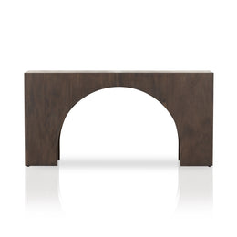 Fausto Console Table-Smoked Guanacaste