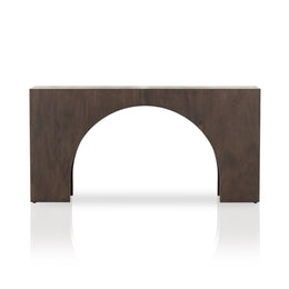 Fausto Console Table-Smoked Guanacaste by Four Hands