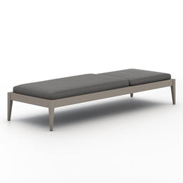 Sherwood Outdoor Chaise-Grey/Charcoal