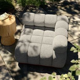 Roma Outdoor Sectional-Corner Piece-Ash