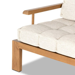 Beck Outdoor Sofa-59"-Natural Teak by Four Hands