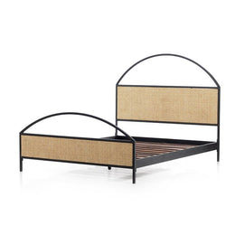 Natalia Bed-Natural Circle Cane-Queen