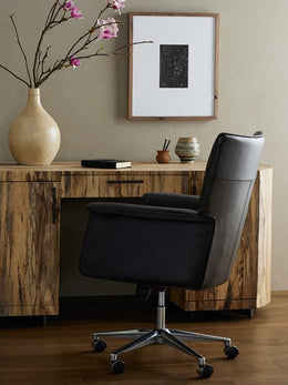 Humphrey Desk Chair - Sonoma Black by Four Hands
