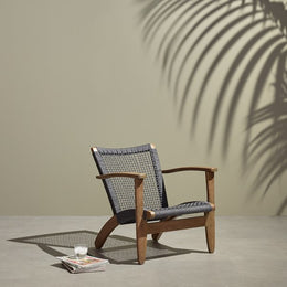 Novato Outdoor Chair-Natural Eucalyptus