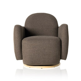 Enya Swivel Chair - Gibson Mink by Four Hands