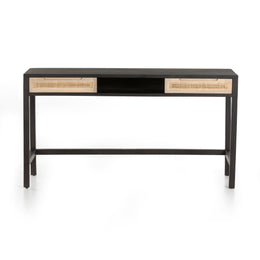 Clarita Modular Desk-Black Mango by Four Hands