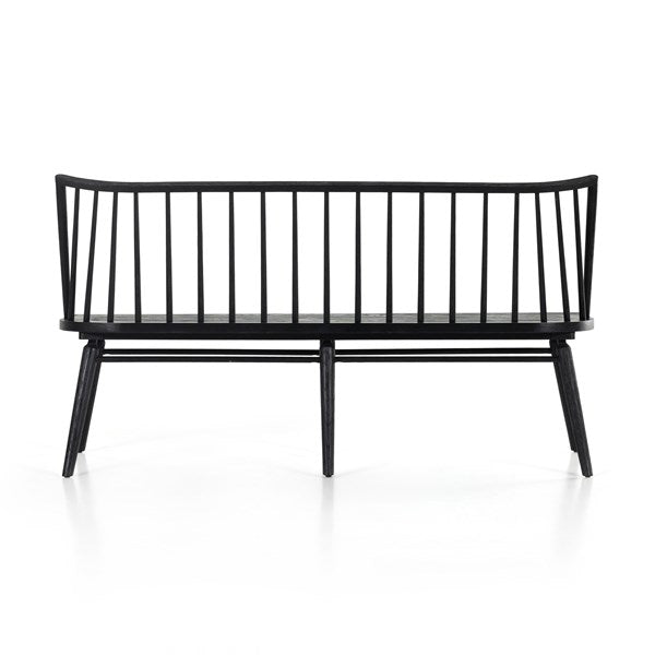 Lewis Dining Bench-Black Oak