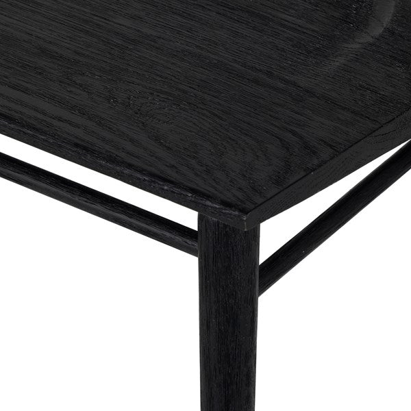 Lewis Dining Bench-Black Oak