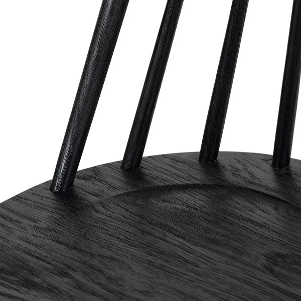 Lewis Dining Bench-Black Oak