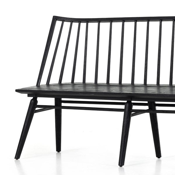 Lewis Dining Bench-Black Oak