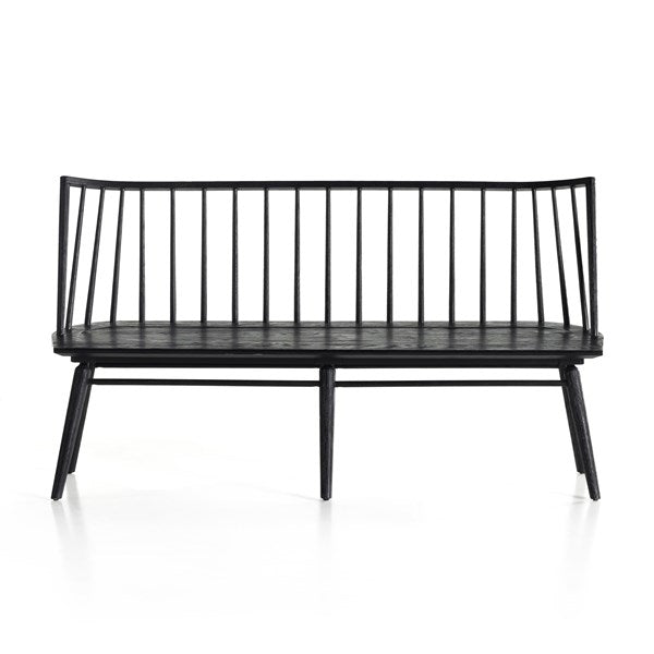 Lewis Dining Bench-Black Oak