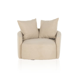 Chloe Swivel Chair-Socorro Taupe