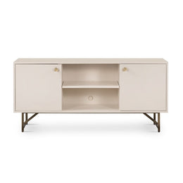 Van Media Console - Matte Alabaster by Four Hands