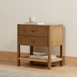 Zuma Nightstand - Dune Ash by Four Hands