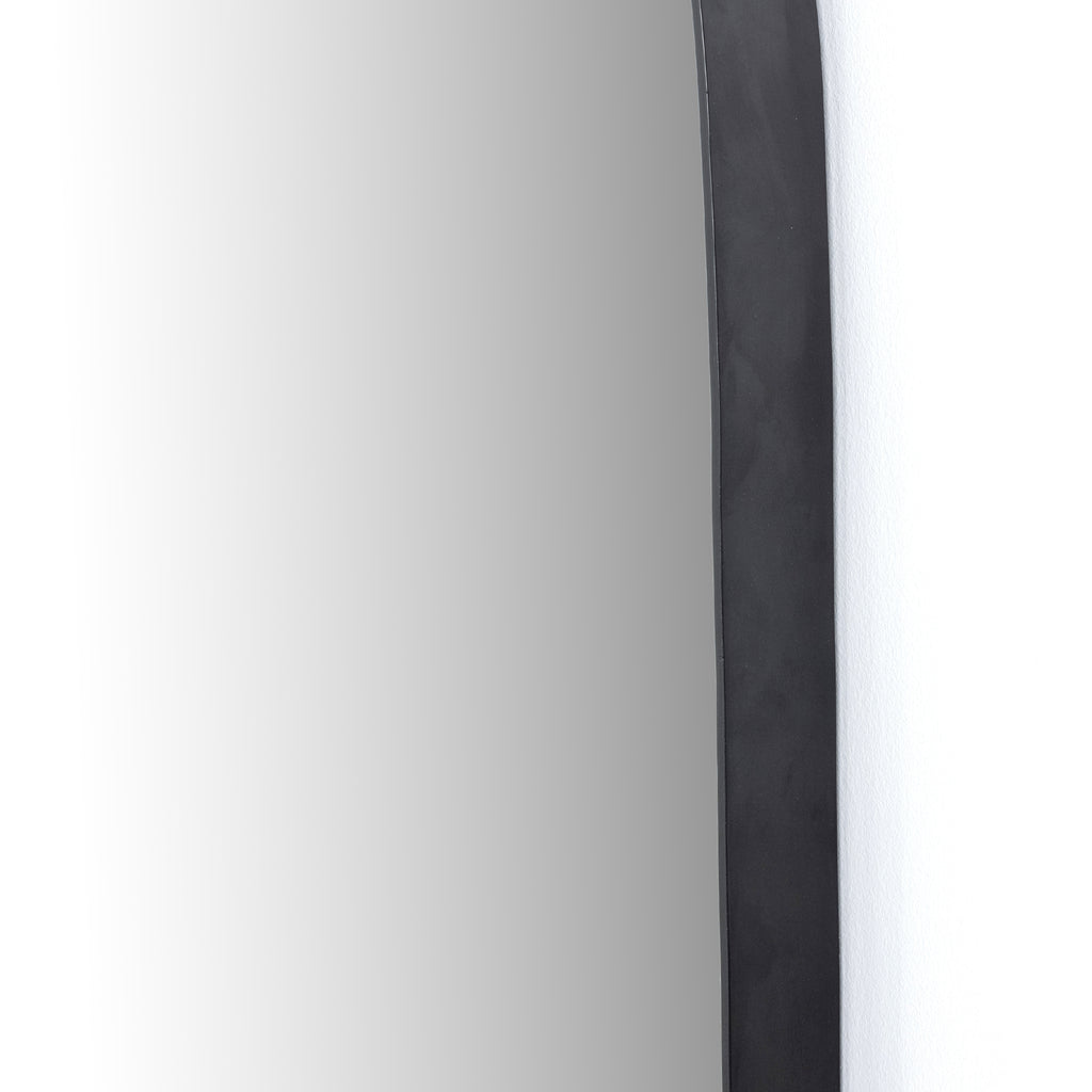 Georgina Wide Mirror-Iron Matte Black