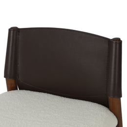 Lulu Stool-Espresso Leather Blend-Counter