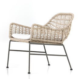 Bandera Outdoor Chair with Cushion-Grey