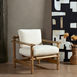 Hammond Chair-Sheepskin Natural by Four Hands