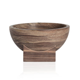 Rocco Bowl-Tumbled Rust by Four Hands