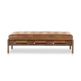 Halston Cocktail Ottoman-Heirloom Sienna by Four Hands