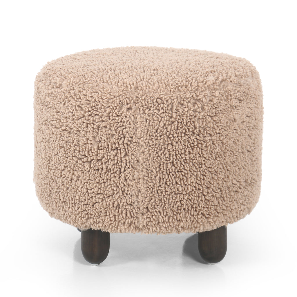 Aniston Ottoman-23"-Andes Toast