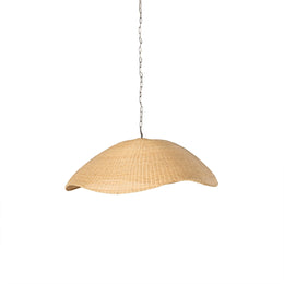 Overscale Woven Rattan Pendant-Natural by Four Hands