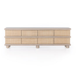 Hilary Media Console-Natural Mango by Four Hands