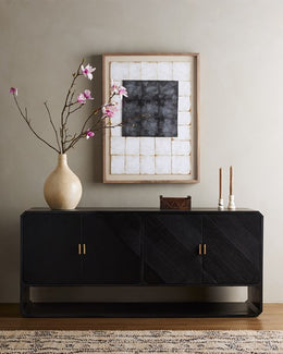 Caspian Sideboard - Black Ash Veneer