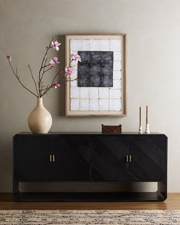 Caspian Sideboard - Black Ash Veneer by Four Hands