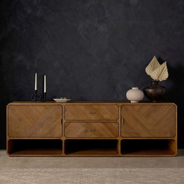 Caspian Media Console - Natural Ash by Four Hands