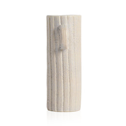 Cascada Small Vase-Eggshell White Ceramic by Four Hands