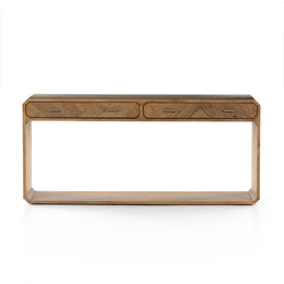 Caspian Console Table-Natural Ash by Four Hands