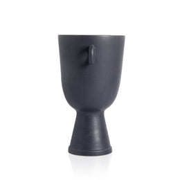 Anillo Wide Vase-Matte Black by Four Hands