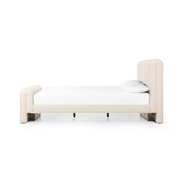 Mitchell Bed-King Size-Thames Cream by Four Hands