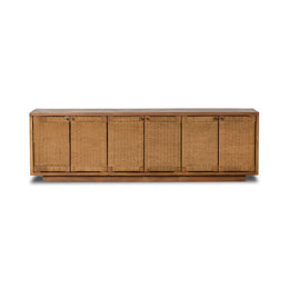 Macklin Media Console - Light Mahogany by Four Hands