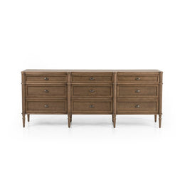 Toulouse 9 Drawer Dresser - Toasted Oak