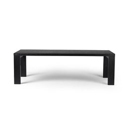 Millie Dining Table-Drifted Matte Black by Four Hands