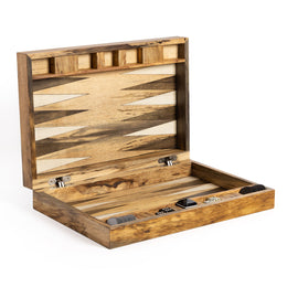 Backgammon-Spalted White by Four Hands